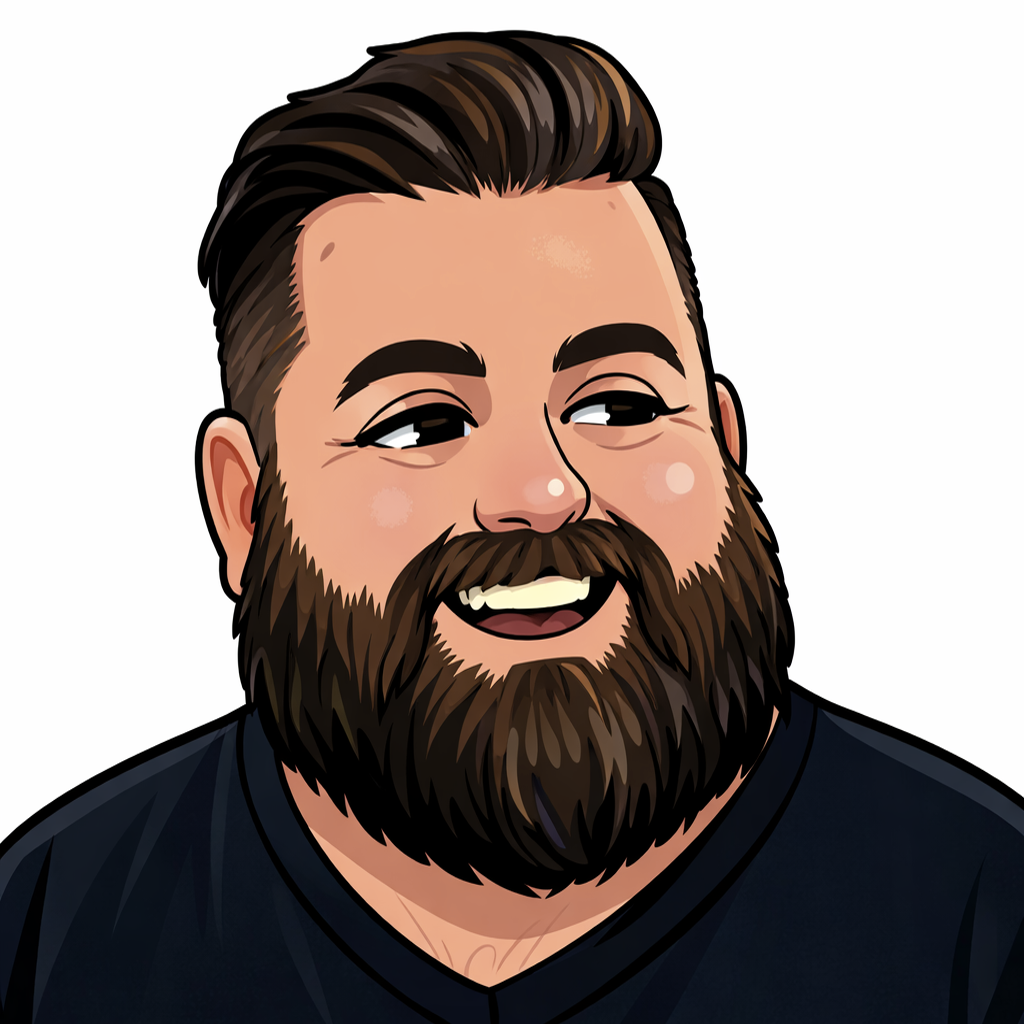 Illustrated portrait of Pete Fraedrich